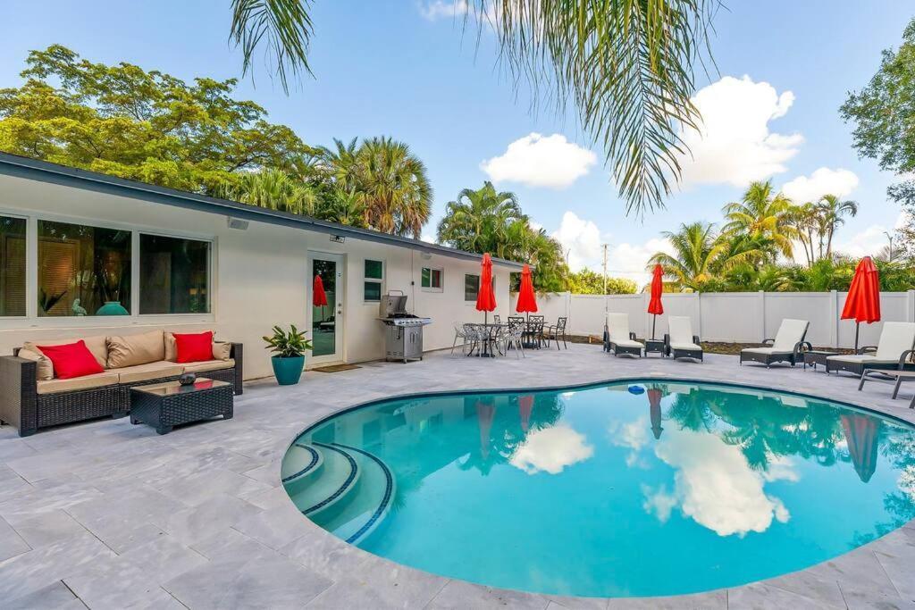 Private Oasis With Pool Near Beaches, Dining & Las Olas Fort Lauderdale Eksteriør bilde