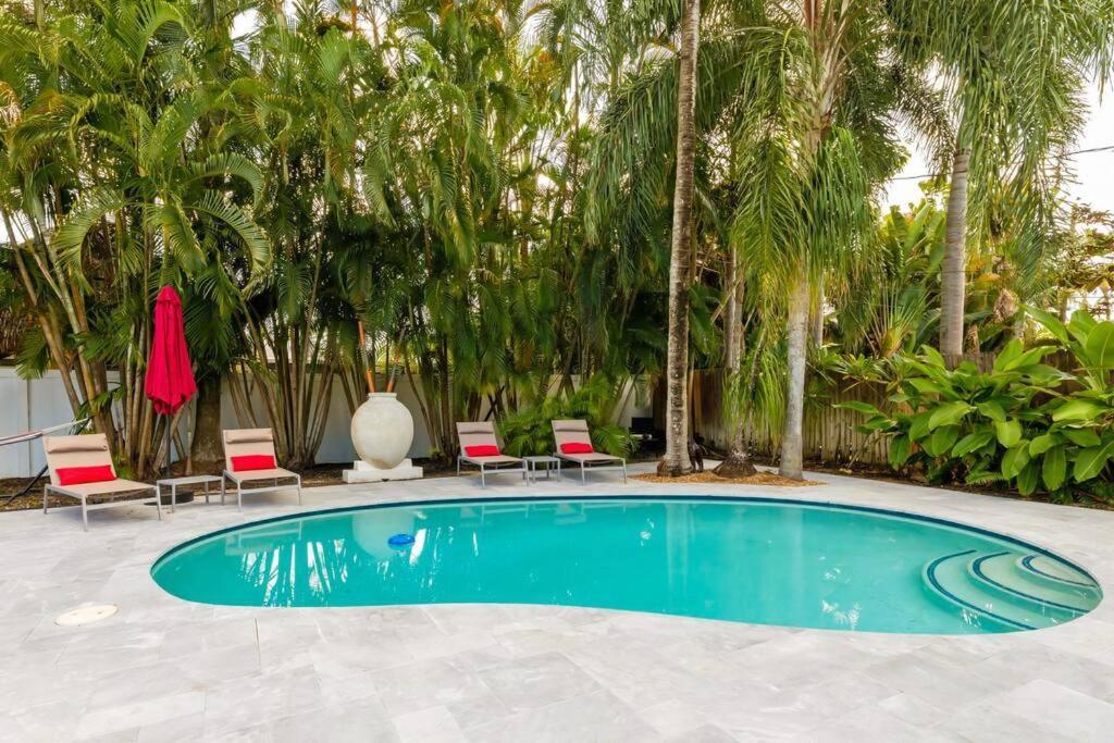 Private Oasis With Pool Near Beaches, Dining & Las Olas Fort Lauderdale Eksteriør bilde